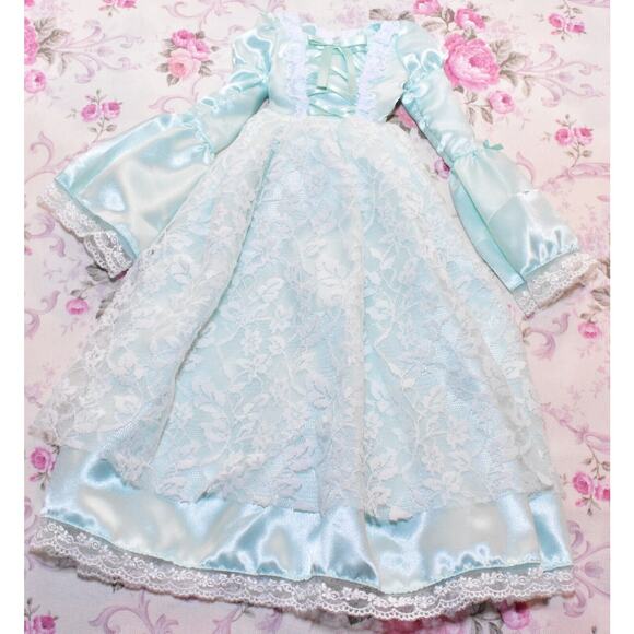 BJD Azone Obitsu 50 S Bust Alice A Dream of Princess Lolita Dress Bonnet Outfit - Picture 5 of 9